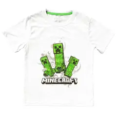 MINECRAFT - Polera Niño Algodón Creeper