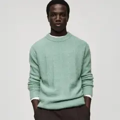 MANGO - Chompa Casual Hombre Man