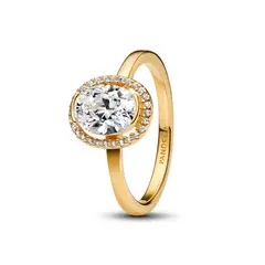 PANDORA - Anillo Halo Ovalado Brillante