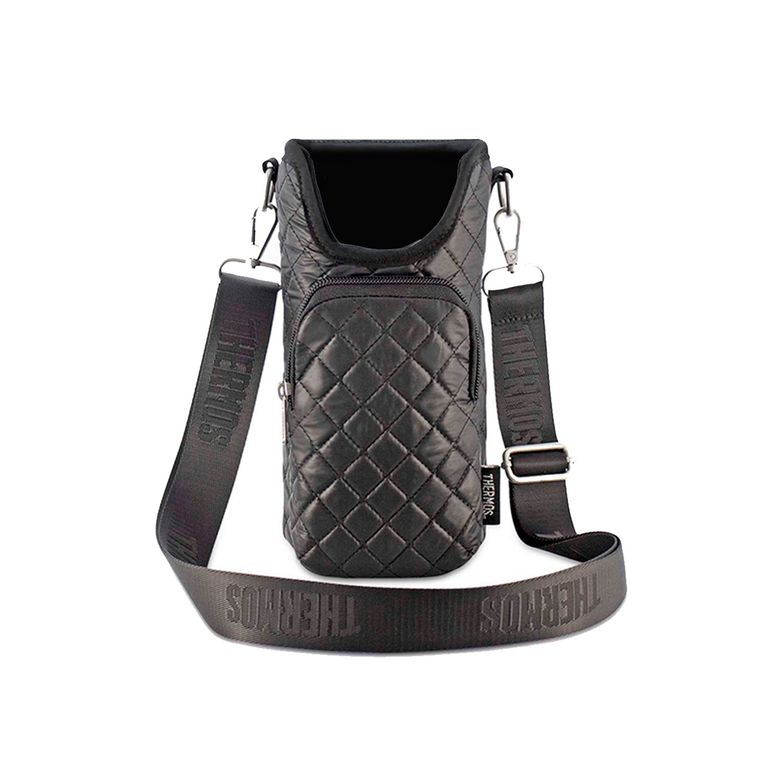 Porta Termo Poliester Negro