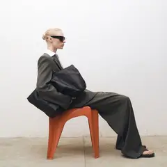 MANGO - Pantalón Wide Casual Mujer