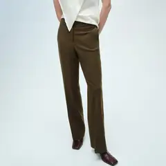 MANGO - Pantalón Straight Mujer