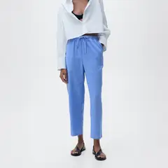 MANGO - Pantalón Straight Mujer