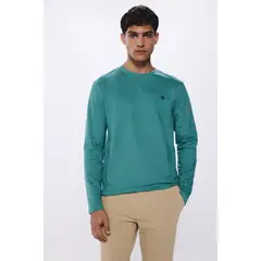 SPRINGFIELD - Polo Manga Larga 100% Algodón Hombre