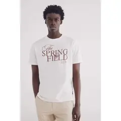 SPRINGFIELD - Polo 100% Algodón Manga Corta Casual