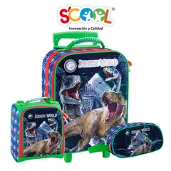 SCOOL - Set Maleta Grande Oficio 3d Magic Jurassic