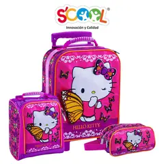 SCOOL - Set Maleta Grande Oficio Magic Premium Hello Kitty