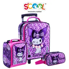 SCOOL - Set Maleta Grande Oficio Magic Premium Kuromi