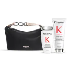 KERASTASE - Kit para cabello dañado (Shampoo + Acondicionador)