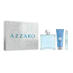 AZZARO - Estuche Chrome Edt 100 Ml + Hair & Body Lotion 75 Ml + 10 Ml Hombre