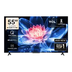 TCL - Televisor 55" Qled 4k 55t6c Google Tv