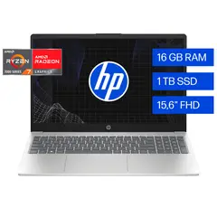 HP - Laptop Amd Ryzen 7 16 Gb 1 Tb Ssd 15.6" Fhd 15-fc0276la
