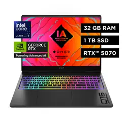 HP - Laptop Gamer Omen Max 16-ah0006la Intel Core Ultra7 32gb Ram 1tbrtx5070 Ssd 16"
