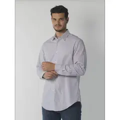 CALVIN KLEIN - Camisa 100% Algodón Casual Hombre