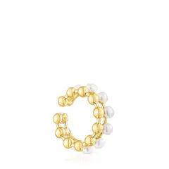 TOUS - Earcuff Doble Con Bano De Oro Gloss
