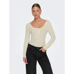 ONLY - Top Manga Larga Casual Mujer