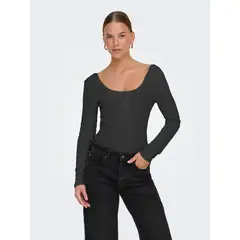 ONLY - Top Manga Larga Casual Mujer