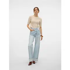 VERO MODA - Jean Wide Leg Tiro Alto Mujer