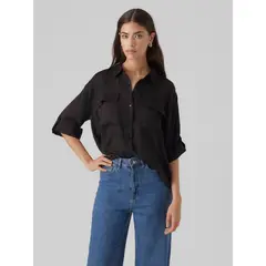 VERO MODA - Camisa Manga Larga Casual Mujer