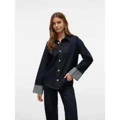 VERO MODA - Camisa Jean 100% Algodón Mujer