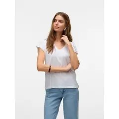VERO MODA - Blusa Manga Corta Algodón Mujer
