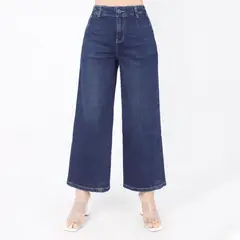 KANSAS - Jean Culotte Algodón Mujer