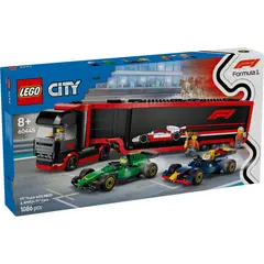 LEGO - Carro F1 con Camión Rb20 Y Amr24 Fórmula 1 60445