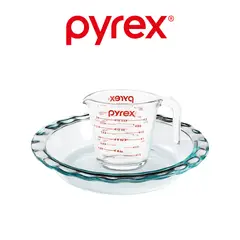 PYREX - Set Plato Pie Easy Grab+ Taza 500ml