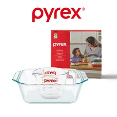 PYREX - Set X2 Fuente Profunda 2.5lt +taza Medidora 250ml
