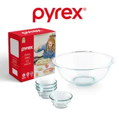 PYREX - Set X4 Gelatineros + Bolo 4lt En Caja
