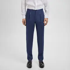 MANGO - Pantalón Traje Salerno 100% Lino Man