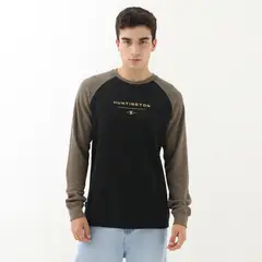 HUNTINGTON - Polo Manga Larga Algodón Hombre
