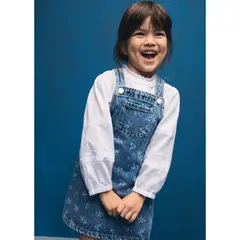 MANGO KIDS - Blusa Bebé Niña Manga Larga Algodón