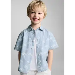 MANGO KIDS - Camisa Bebé Niño Algodón