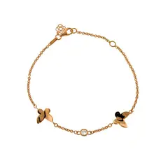 MAISHA - Pulsera de Mariposas Bañado en Oro