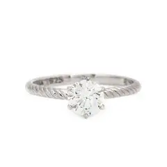 MAISHA - Anillo de Compromiso con relieve Plata 925