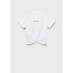 MANGO KIDS - Polo Niña Manga Corta Algodón