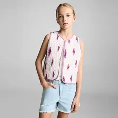 MANGO KIDS - Shorts Niña Algodón
