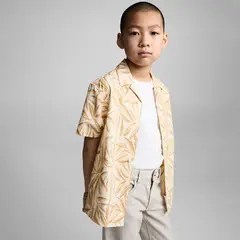 MANGO KIDS - Camisa Niño Algodón