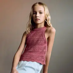 MANGO KIDS - Top Liv Algodón