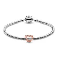 PANDORA - Set Corazon Abierto En Rose