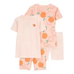 CARTER'S - Pijama 4 Piezas Bebé Niña Carters