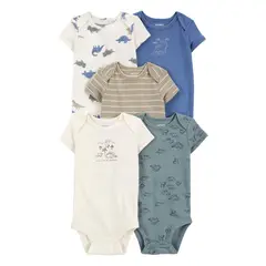 CARTER'S - Body Pack X5 Bebé Niño Carters
