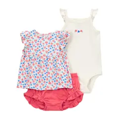 CARTER'S - Conjunto Bebé Niña 3 Piezas Carters