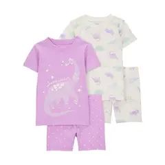 CARTER'S - Pijama 4 Piezas Bebé Niña Carters