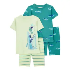 CARTER'S - Pijama 4 Piezas Bebé Niño Carters