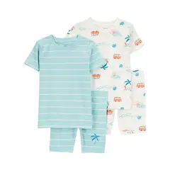 CARTER'S - Pijama 4 Piezas Bebé Niño Carters
