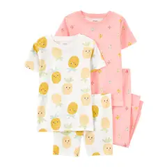 CARTER'S - Pijama 4 Piezas Bebé Niña Carters