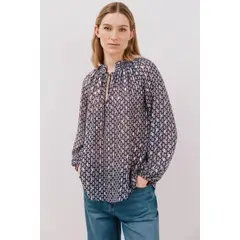 CORTEFIEL - Blusa Manga Larga Casual Mujer