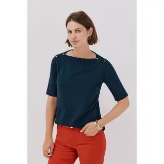 CORTEFIEL - Polo Manga Corta Algodón Mujer